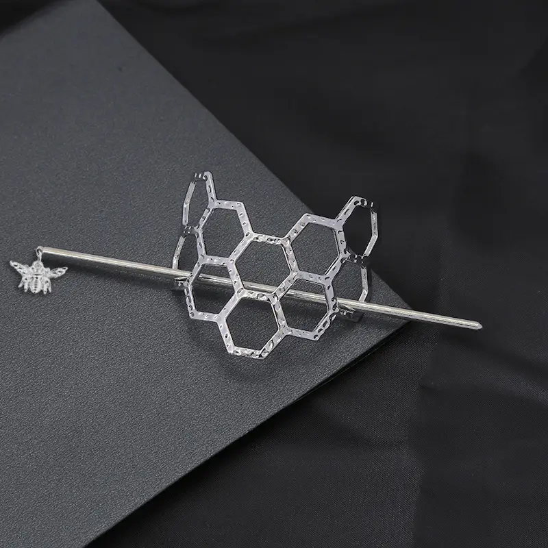 Honey Bee Hairpins Gold Silver Modern Hair Accessories — feature 9