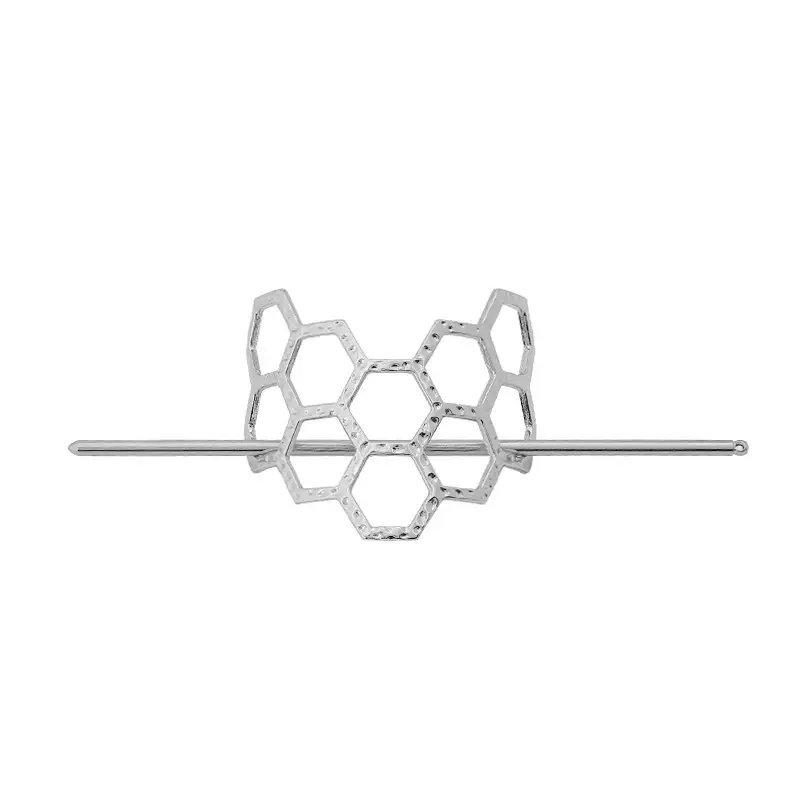 Honey Bee Hairpins Gold Silver Modern Hair Accessories