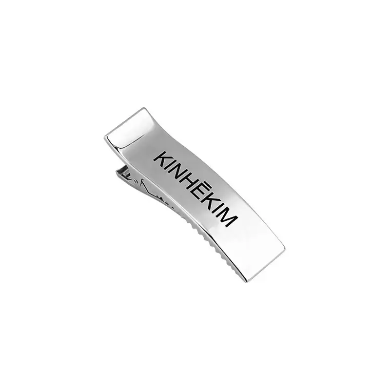 Mona Same Hair Clip Kim Silver Bangs Side Clip Pair Clip Internet Red Blogger Large Hair Clip Duckbill Clip Tide - Image 11