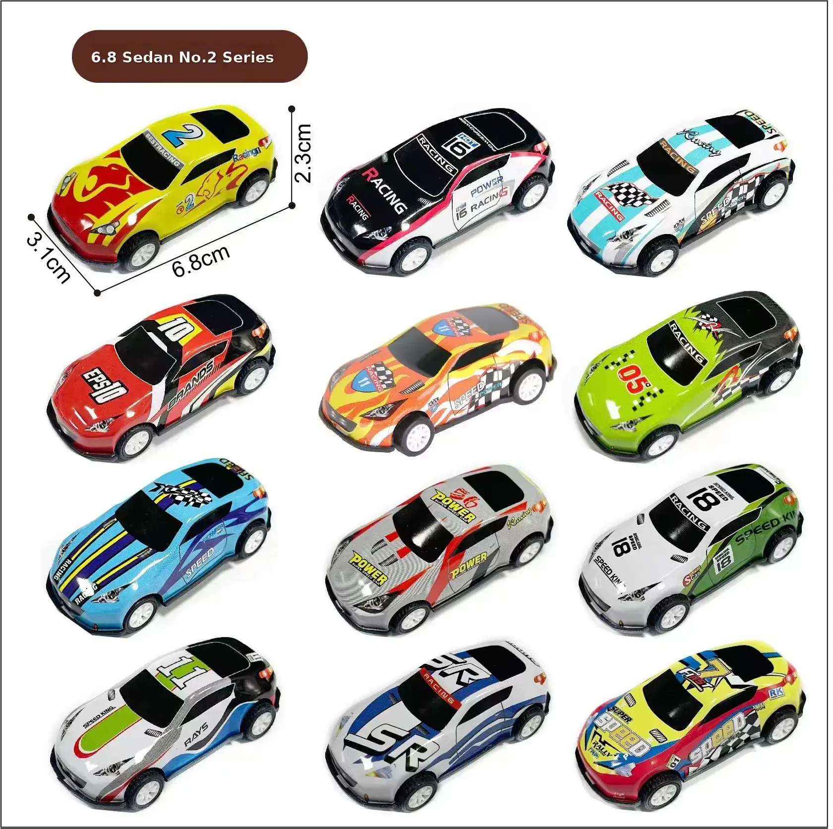 Chenghai Alloy Car Toy Storage Box Set Green 20x14x11 - Image 11