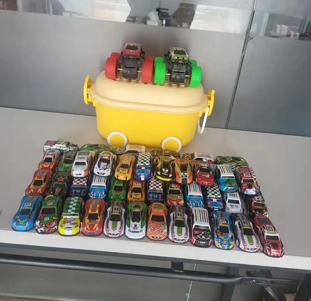 Chenghai Alloy Car Toy Storage Box Set Green 20x14x11 - Image 2
