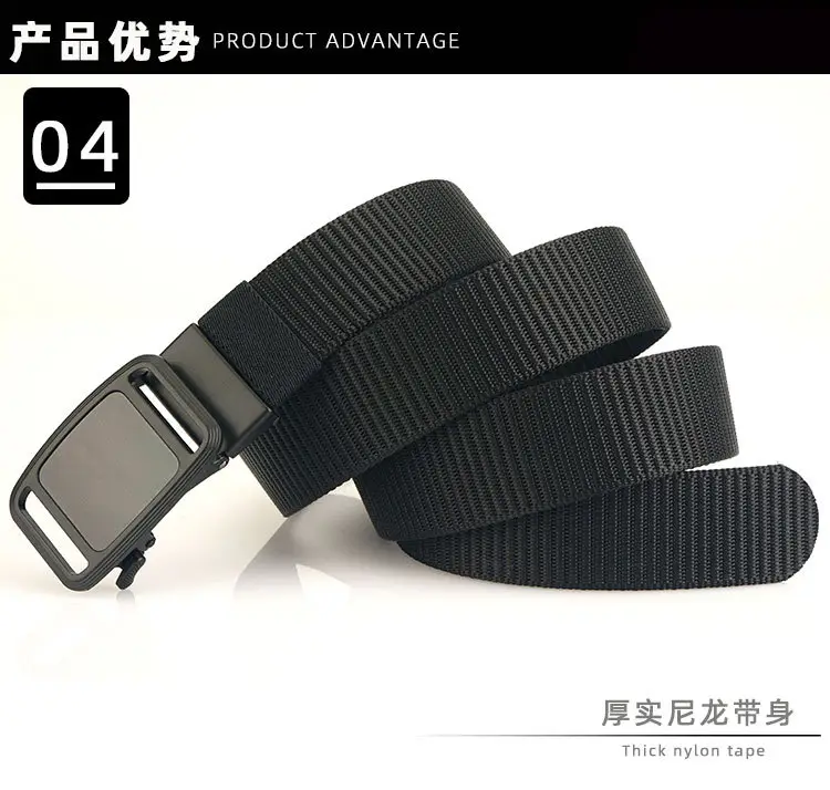 Men's Automatic Alloy Belt with Nylon Strap β feature 10