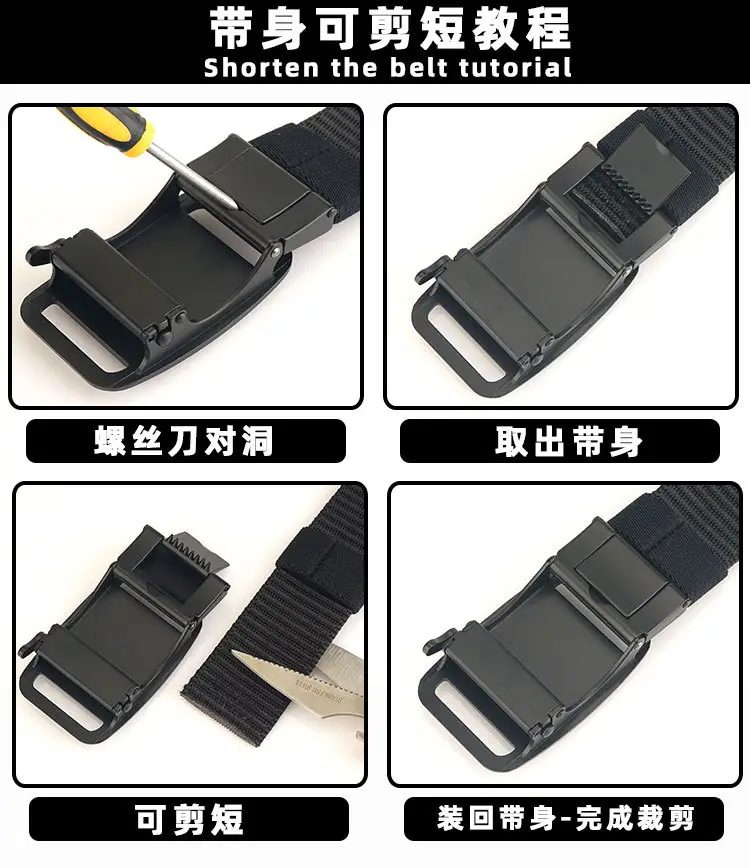 Men's Automatic Alloy Belt with Nylon Strap β feature 17