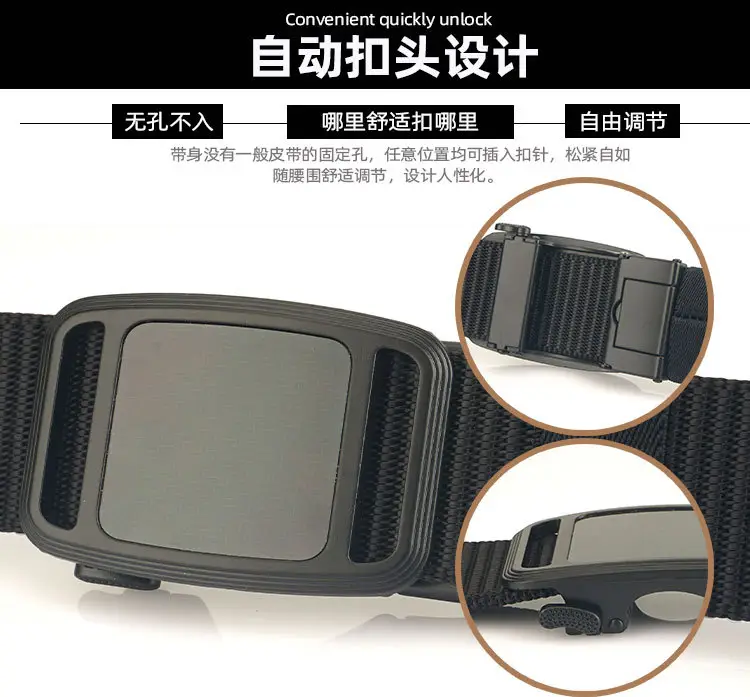 Men's Automatic Alloy Belt with Nylon Strap β feature 4