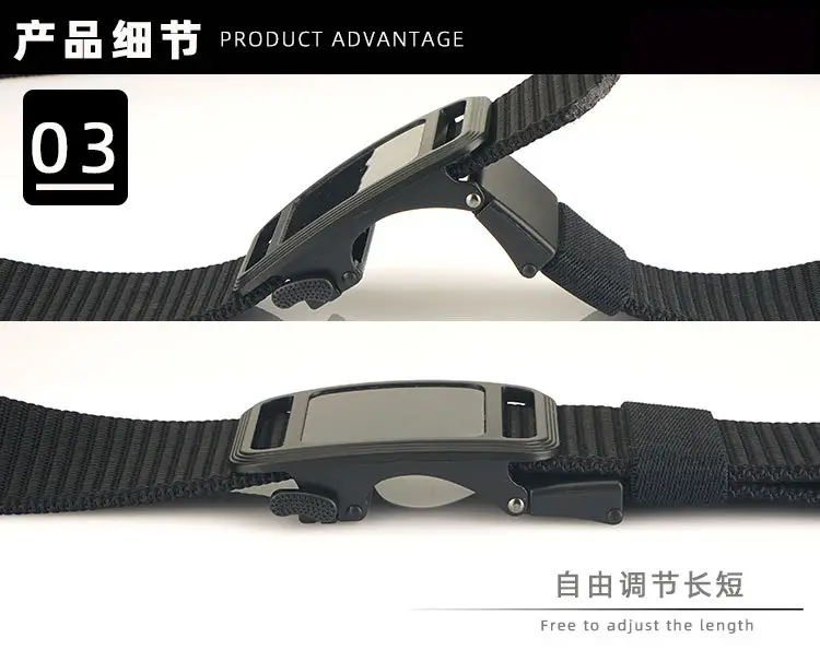Men's Automatic Alloy Belt with Nylon Strap β feature 9