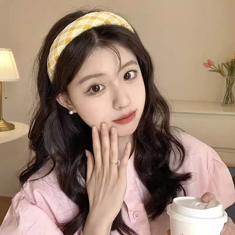 Plaid Hair Hoop for Kids with Soft Korean Fabric — feature 10