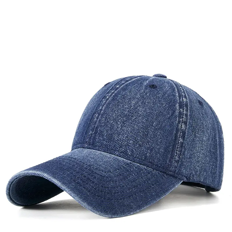 Pink Women's Retro Denim Cap Windproof Sunscreen - Image 2