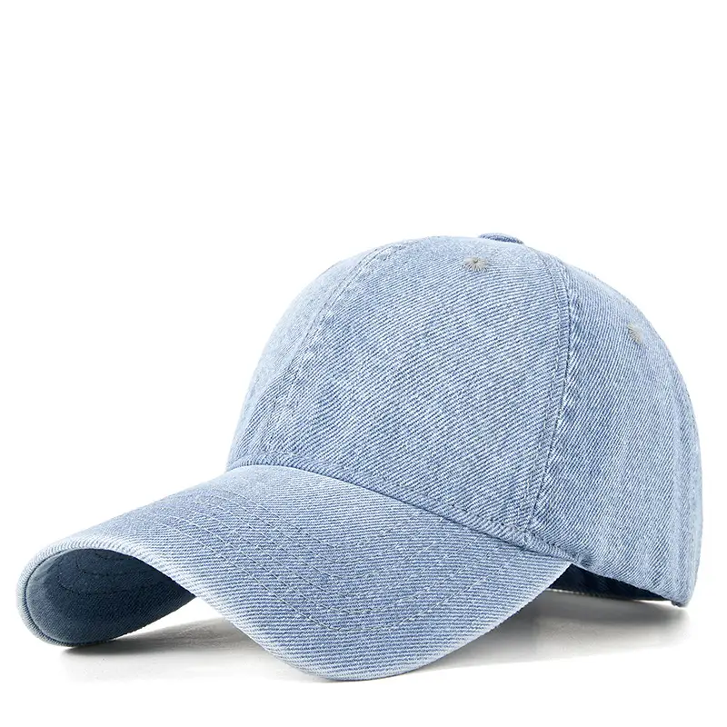 Pink Women's Retro Denim Cap Windproof Sunscreen - Image 6