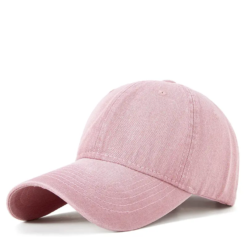 Pink Women's Retro Denim Cap Windproof Sunscreen - Image 7