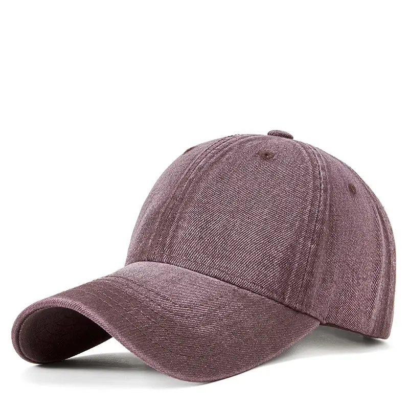 Pink Women's Retro Denim Cap Windproof Sunscreen - Image 8