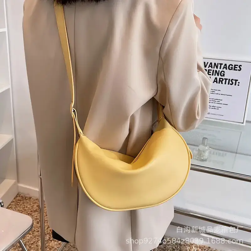 Brown PU Shoulder Bag for Women Commuting Lightweight - Image 8