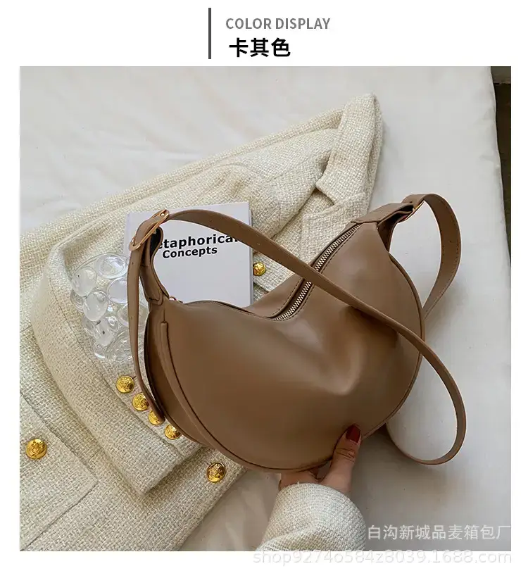 Brown PU Shoulder Bag for Women Commuting Lightweight — feature 20