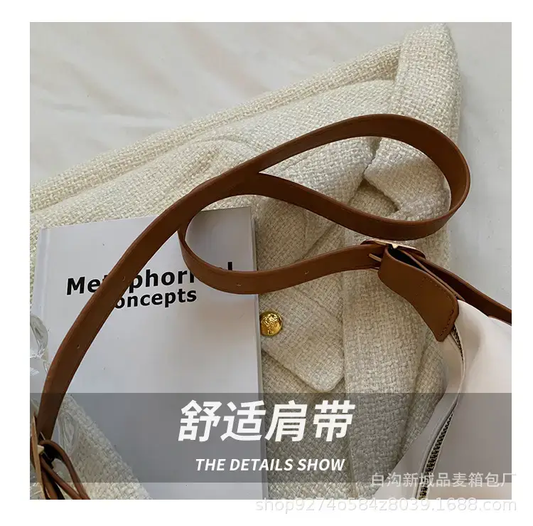 Brown PU Shoulder Bag for Women Commuting Lightweight — feature 5