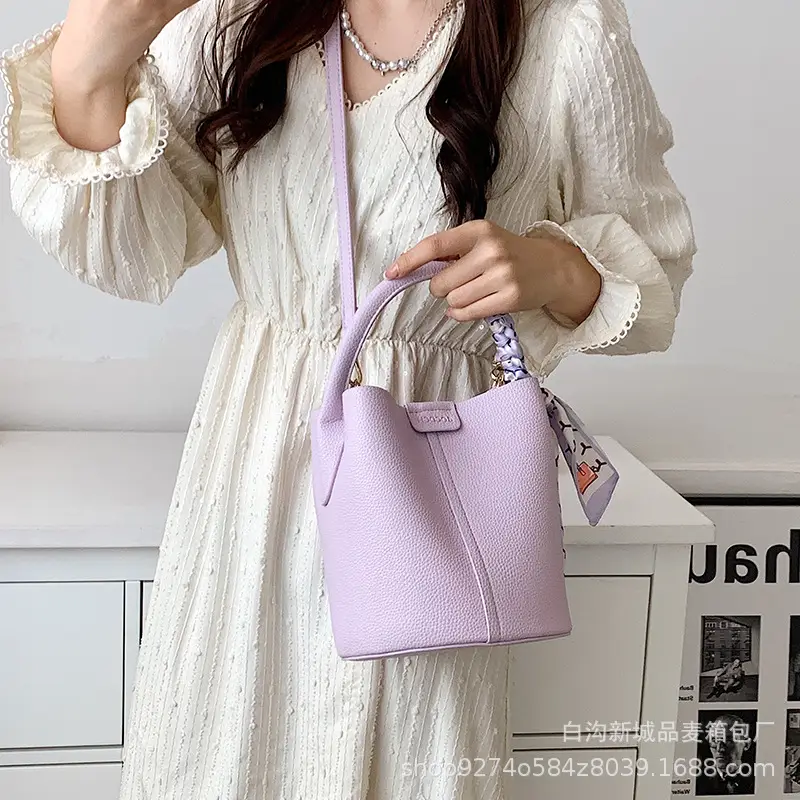 French Style Beige Shoulder Crossbody Bag 2026