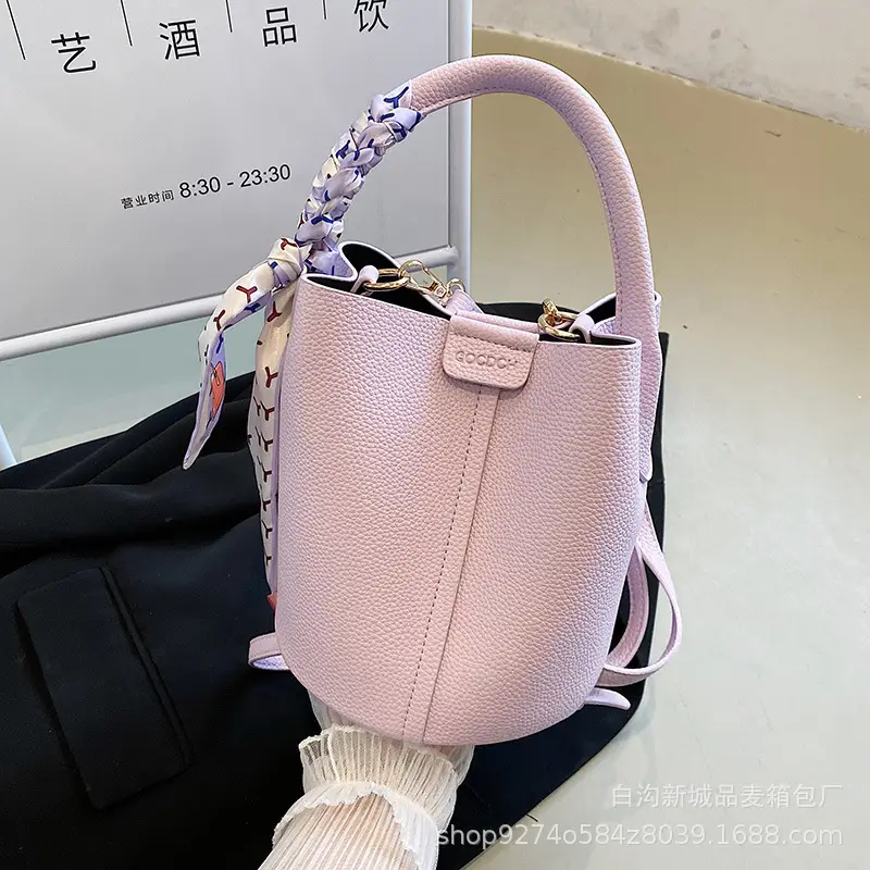 French Style Beige Shoulder Crossbody Bag 2026