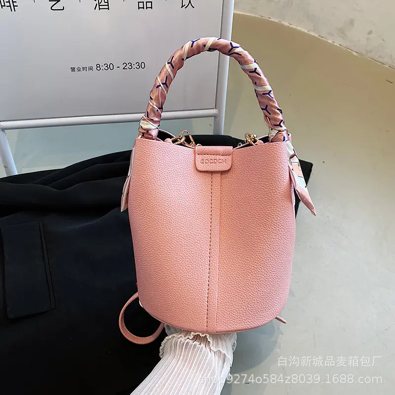 French Style Beige Shoulder Crossbody Bag 2026