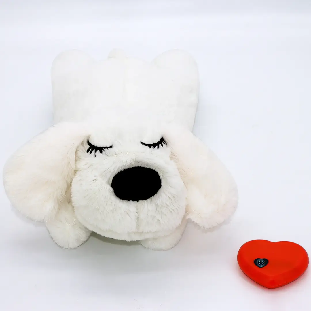 Pet Abebe Dog Heartbeat Soothing Toy for Accompaniment, Interactive Entertainment for Cats and Dogs, Relieving Boredom, Sleep Aid for Pets
