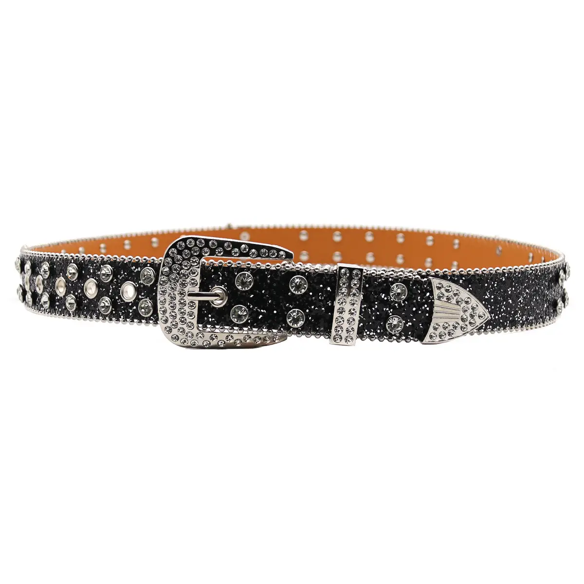 Punk Rhinestone Belt with Diamond Inlays - Image 38