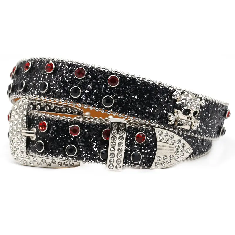 Punk Rhinestone Belt with Diamond Inlays - Image 10