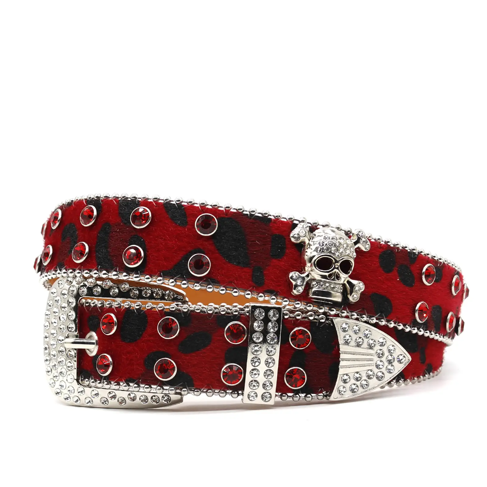Punk Rhinestone Belt with Diamond Inlays - Image 17