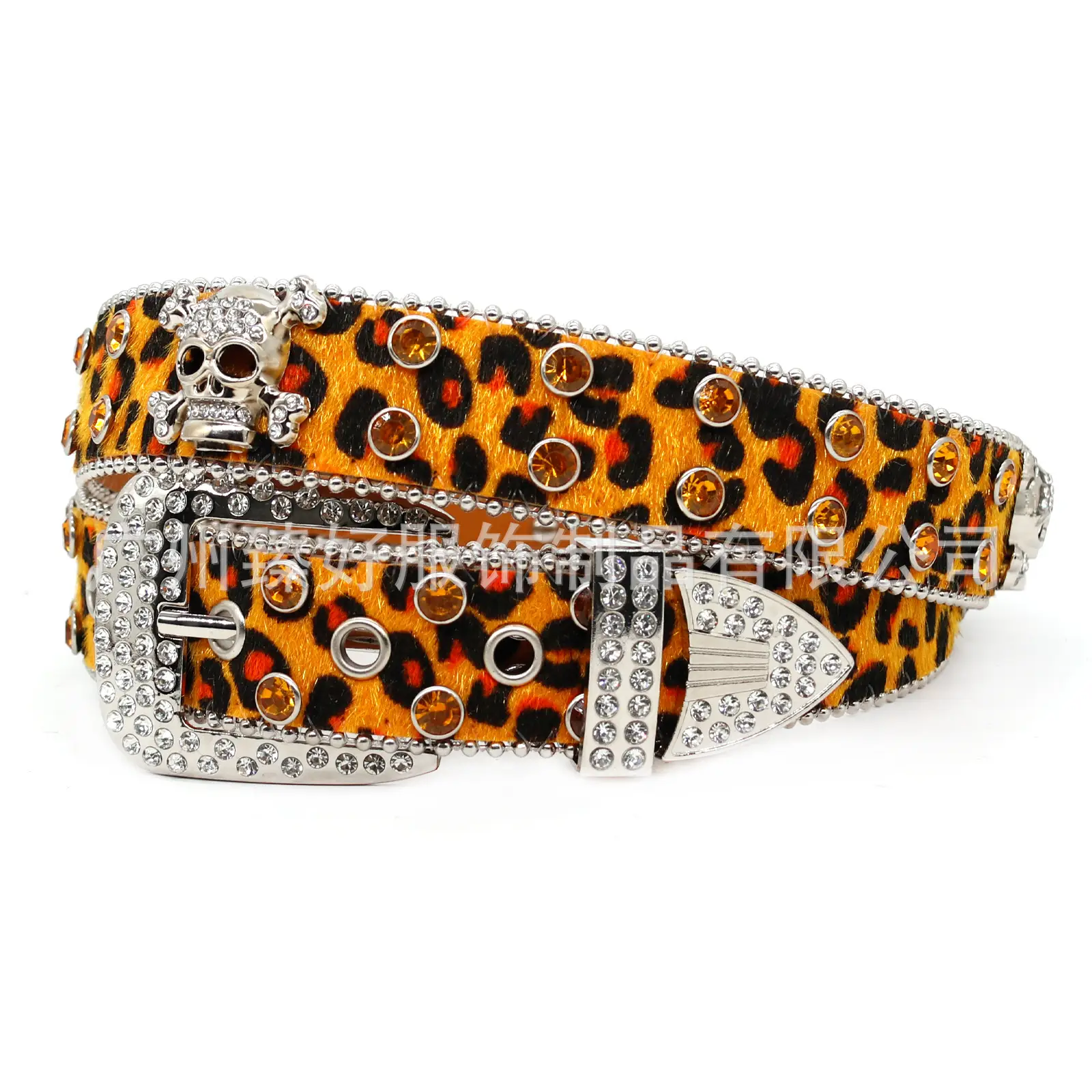 Punk Rhinestone Belt with Diamond Inlays - Image 18