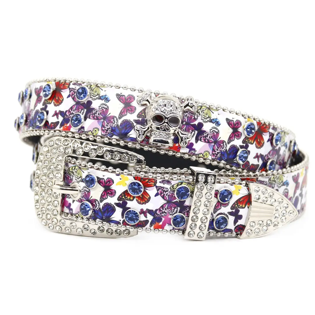 Punk Rhinestone Belt with Diamond Inlays - Image 31