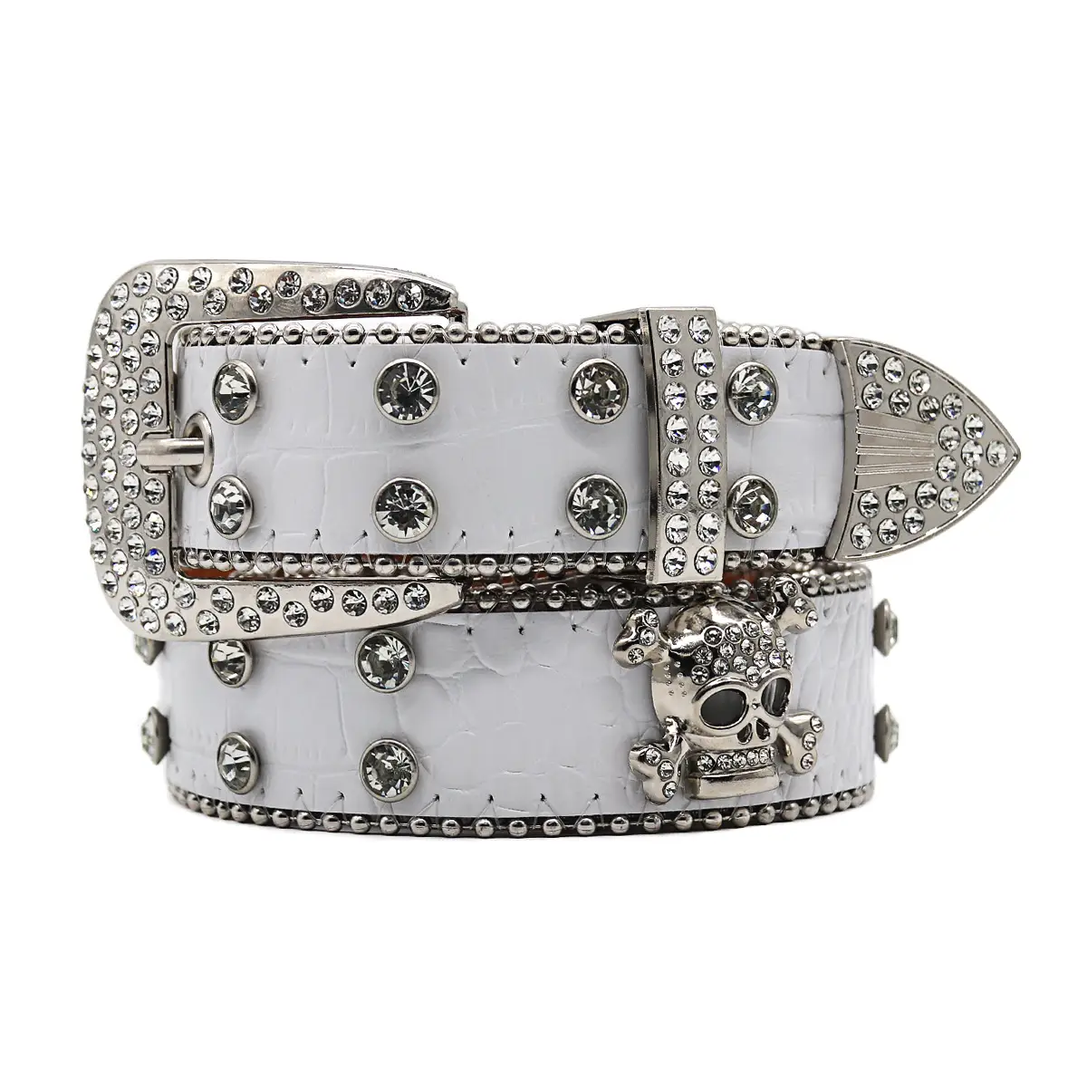 Punk Rhinestone Belt with Diamond Inlays - Image 8