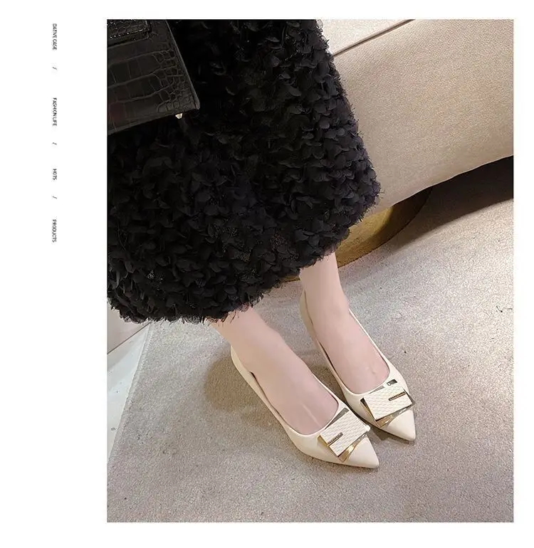 2023 Summer New Pointed Stiletto Heel All-match High Heels Women's French Style Elegant ol Fashion Wine Cup Heel Sexy Women's Shoes — feature 3