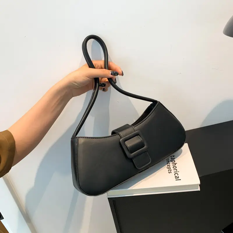 White Korean Style Shoulder Bag for Women 2025