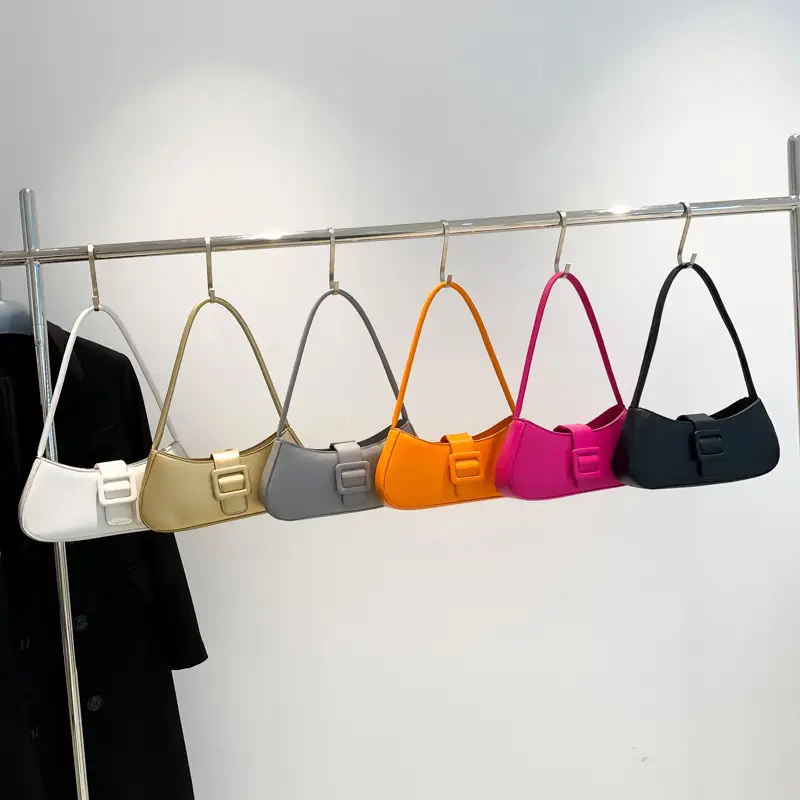 White Korean Style Shoulder Bag for Women 2025
