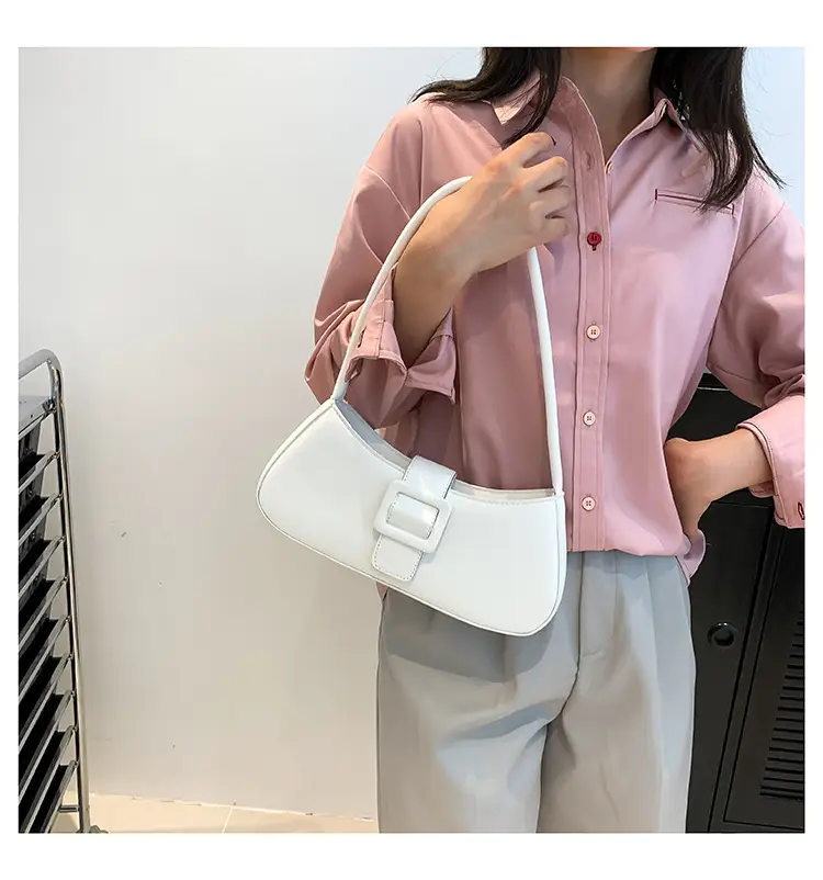 White Korean Style Shoulder Bag for Women 2025 — feature 16