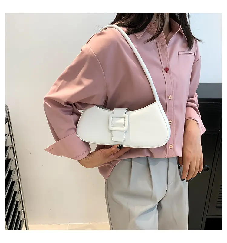 White Korean Style Shoulder Bag for Women 2025 — feature 17