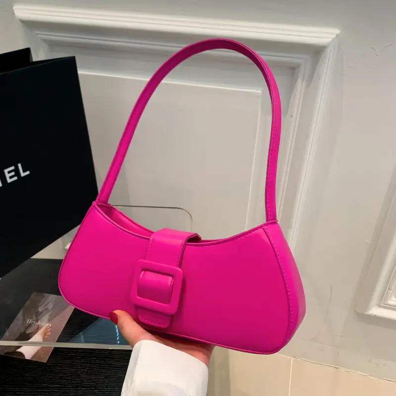 White Korean Style Shoulder Bag for Women 2025
