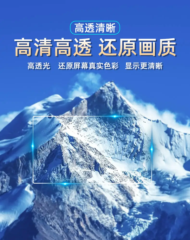 Deep Blue S03/S7 S05 Sl03 G318 Screen Tempered Film and Central Control Navigation Film — feature 2