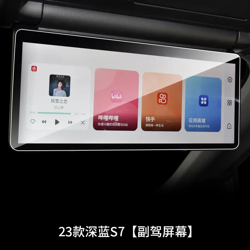 Deep Blue S03/S7 S05 Sl03 G318 Screen Tempered Film and Central Control Navigation Film