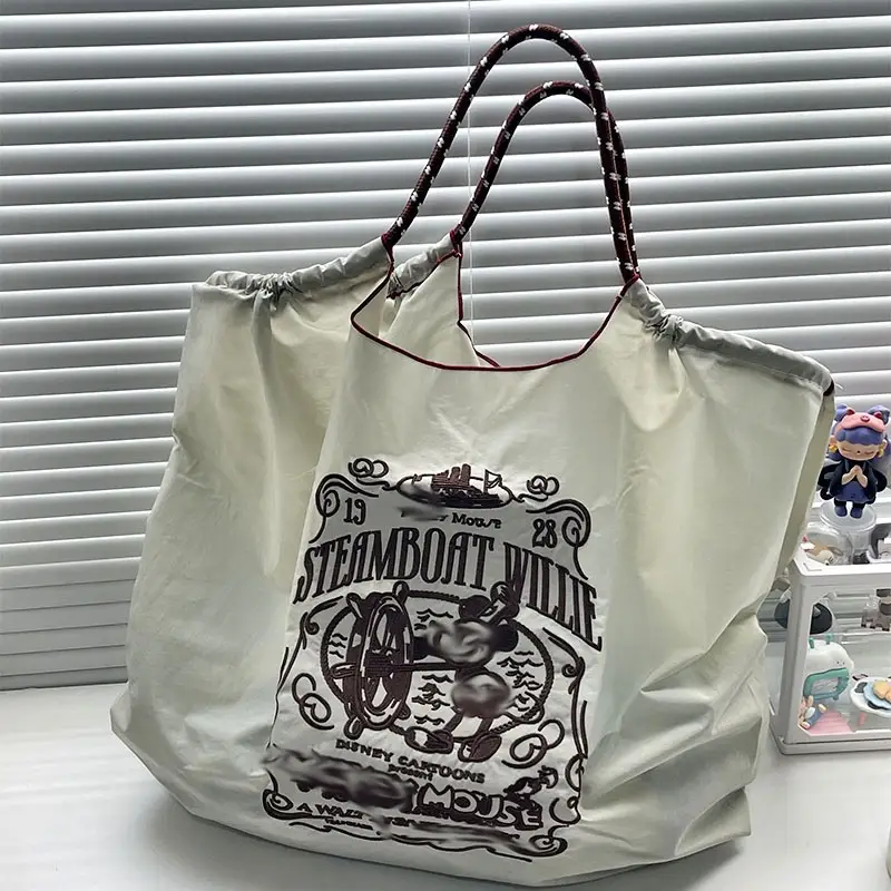 Mickey Mouse Embroidered Nylon Shopping Bag — feature 8
