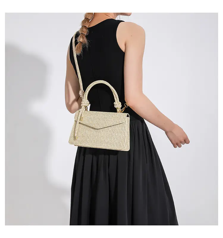 White Women's Shoulder Crossbody Bag 2023 Summer Commuter — feature 13