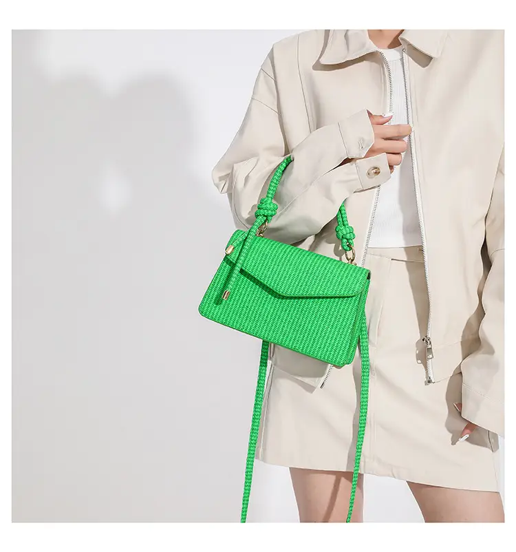White Women's Shoulder Crossbody Bag 2023 Summer Commuter — feature 15