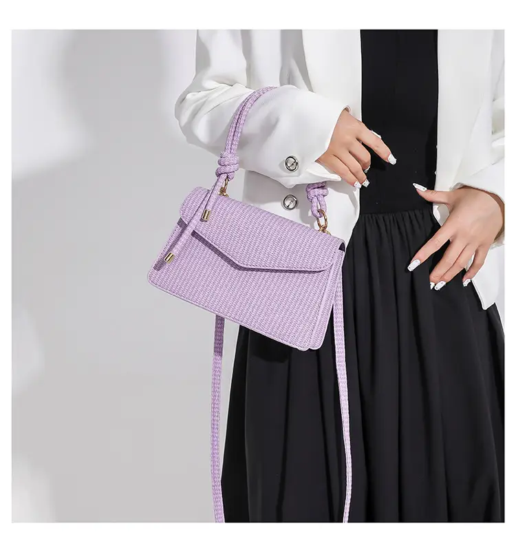 White Women's Shoulder Crossbody Bag 2023 Summer Commuter — feature 20