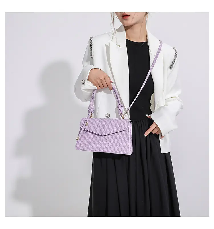 White Women's Shoulder Crossbody Bag 2023 Summer Commuter — feature 21