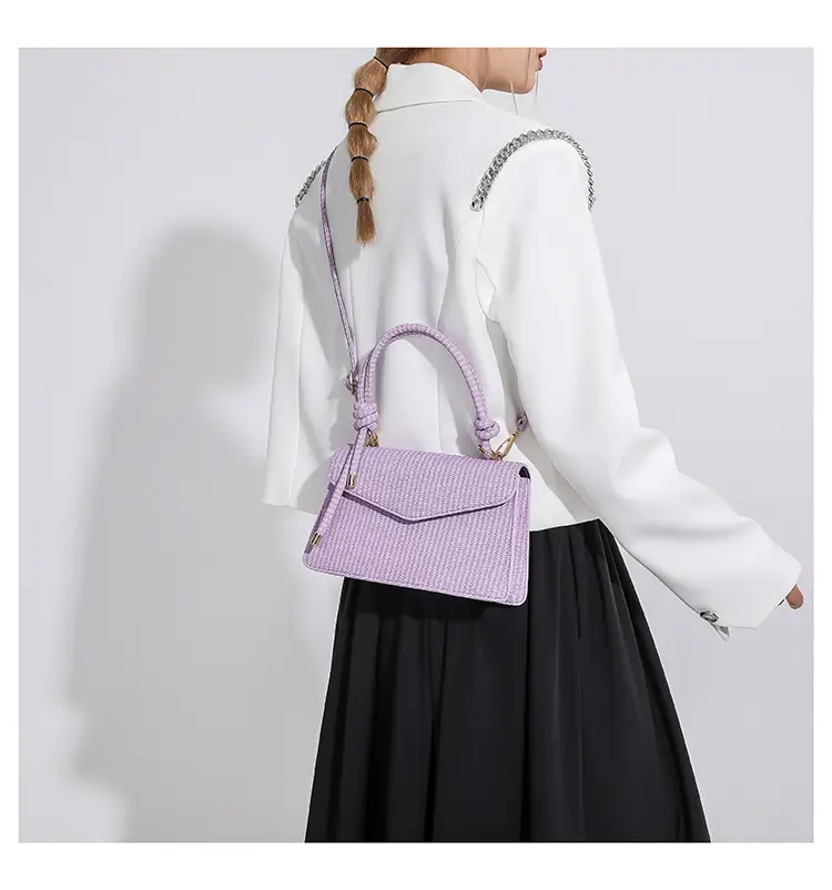 White Women's Shoulder Crossbody Bag 2023 Summer Commuter — feature 22