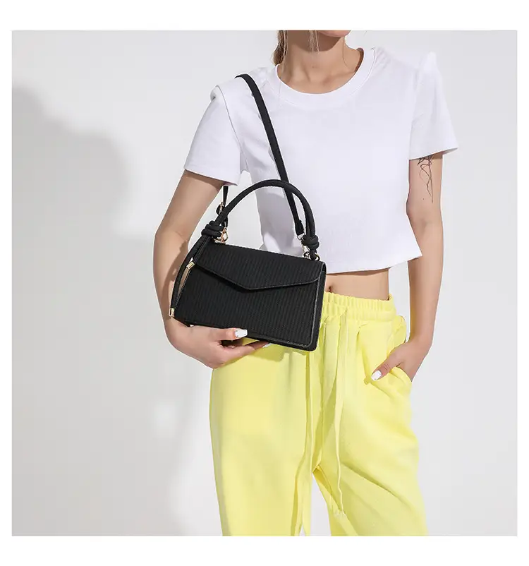 White Women's Shoulder Crossbody Bag 2023 Summer Commuter — feature 24