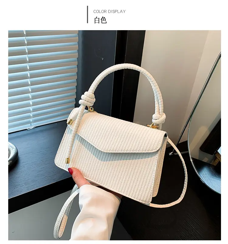 White Women's Shoulder Crossbody Bag 2023 Summer Commuter — feature 28