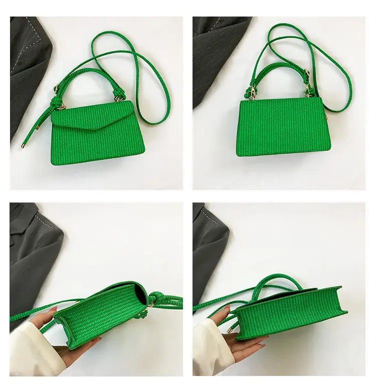 White Women's Shoulder Crossbody Bag 2023 Summer Commuter — feature 7