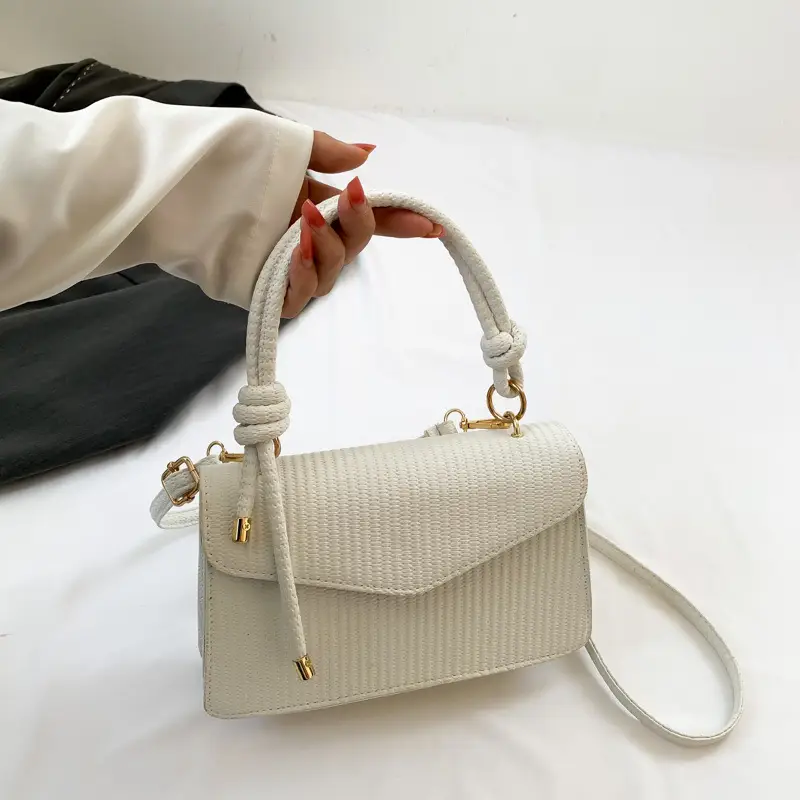 White Women's Shoulder Crossbody Bag 2023 Summer Commuter - Image 2