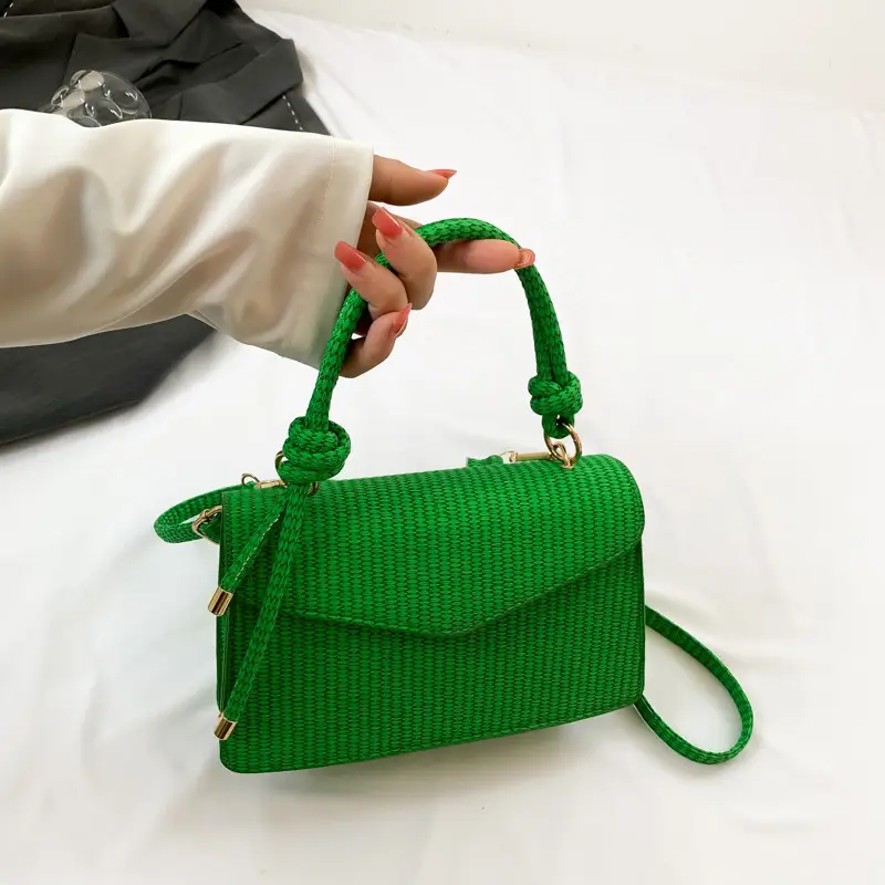 White Women's Shoulder Crossbody Bag 2023 Summer Commuter - Image 4