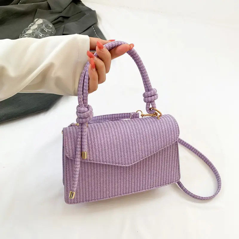 White Women's Shoulder Crossbody Bag 2023 Summer Commuter - Image 5
