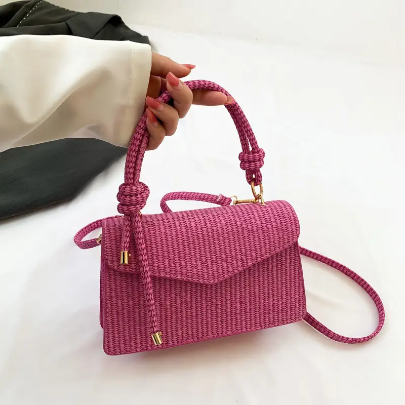 White Women's Shoulder Crossbody Bag 2023 Summer Commuter - Image 6