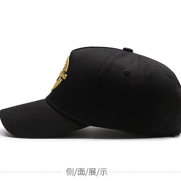 Men's Black Embroidered Baseball Hat with "SPRISO WE ARE THE WINNER" Design - Image 5