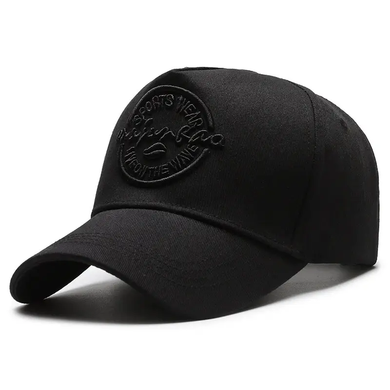 Men's Black Embroidered Baseball Hat with "SPRISO WE ARE THE WINNER" Design - Image 2